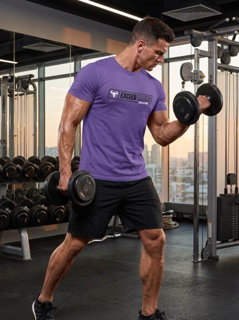 Chest Logo Tee Violett