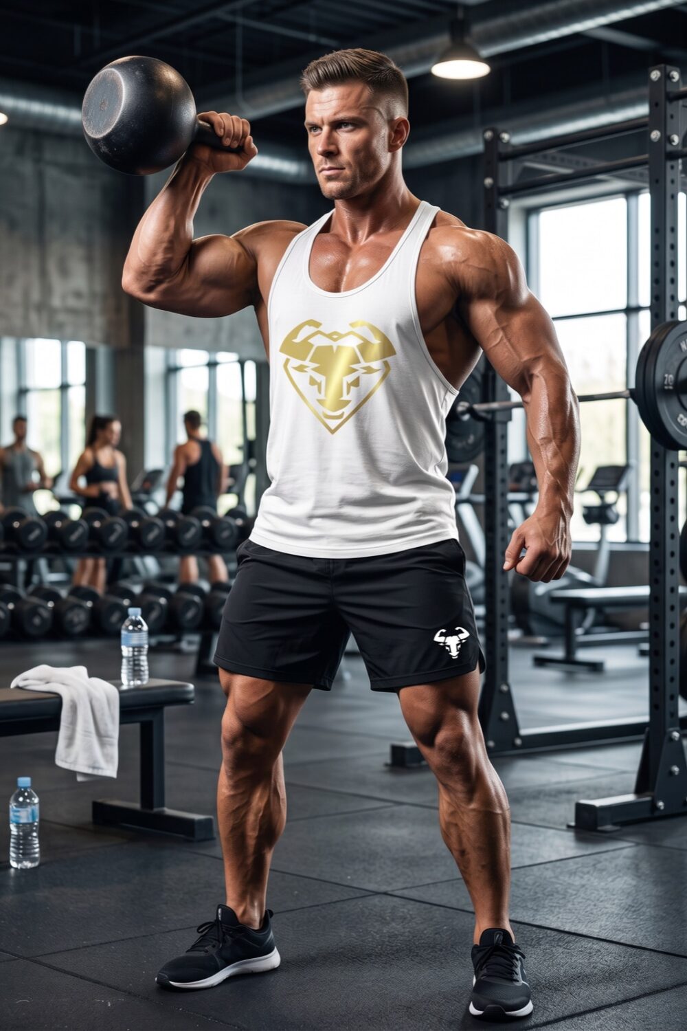 crest-stringer Weiß/Gold