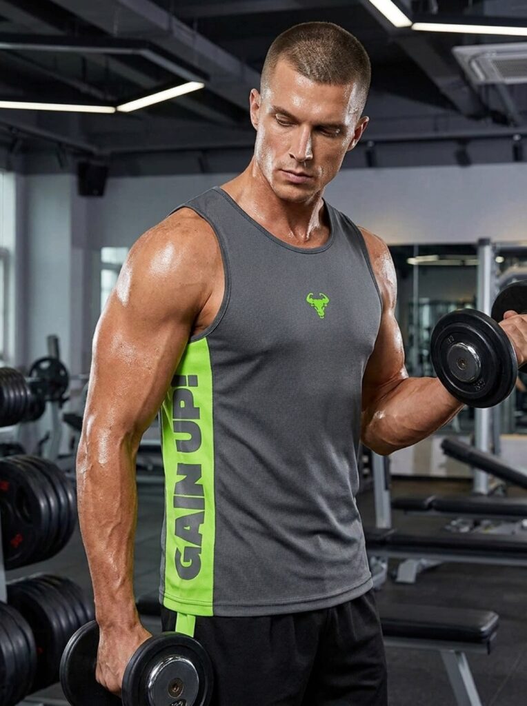 Gain Up Tank Grau meliert