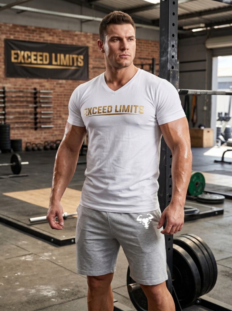 gold-line-tee Weiß