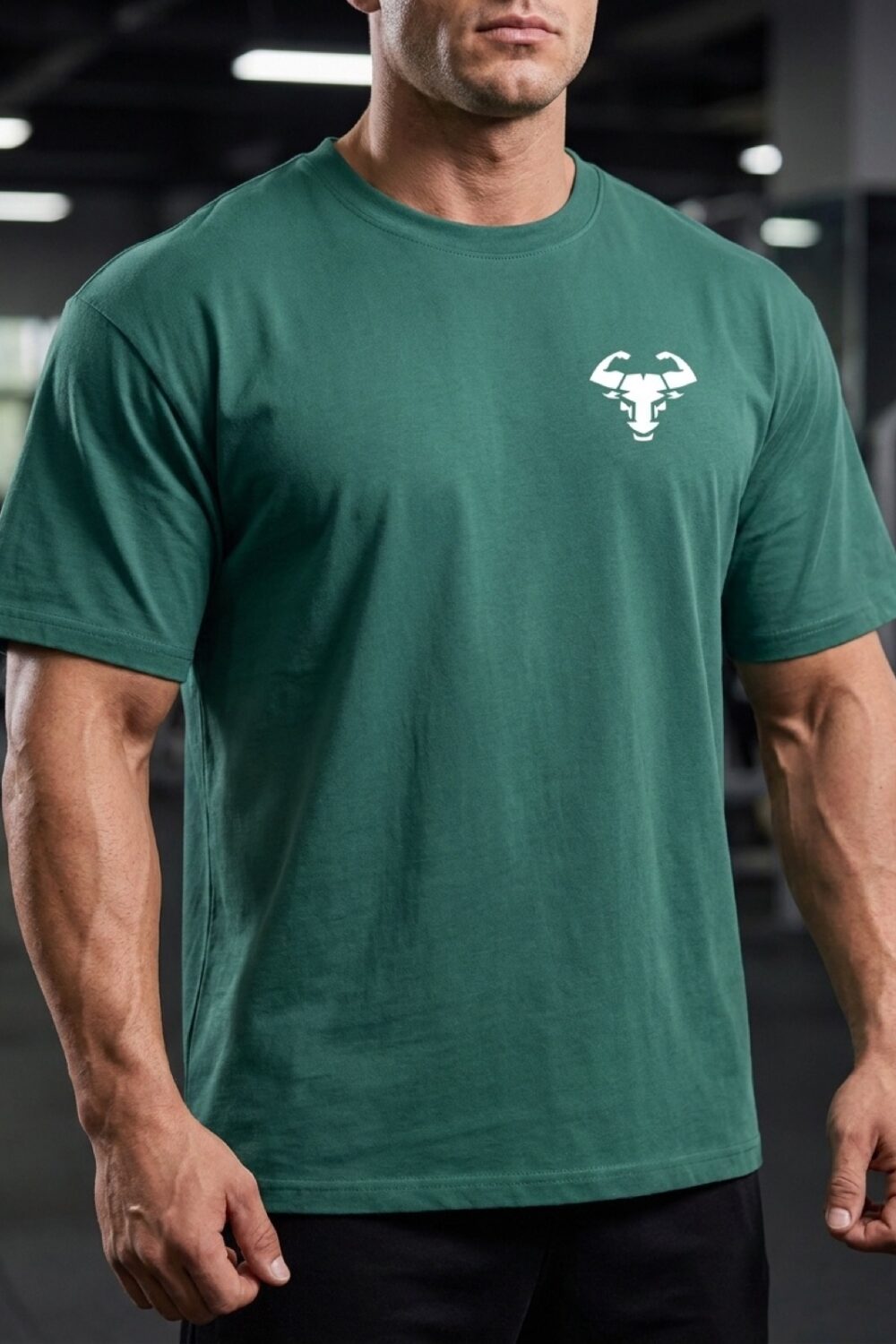 oversized-tee Salbeigrün