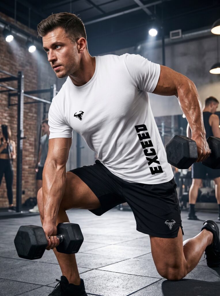 sidestripe-tee Weiß
