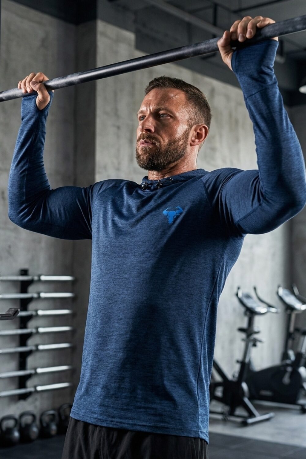 Tech Longsleeve Blau