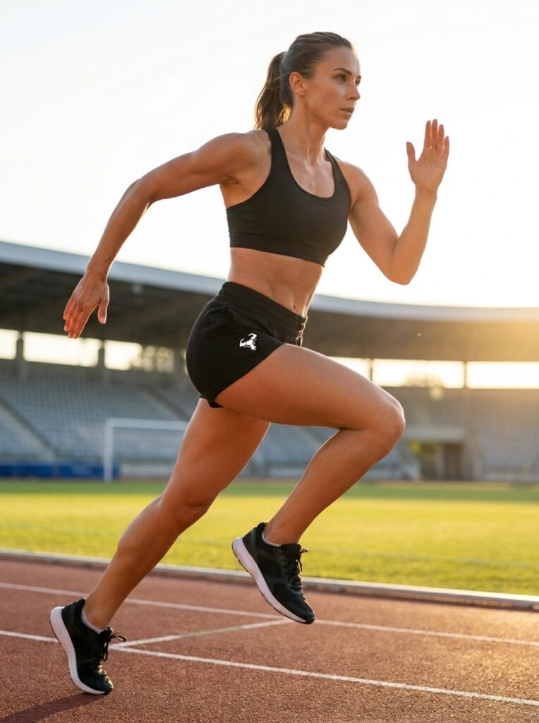 trainer-shorts Schwarz